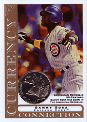 2003 Topps Gallery Currency Connection Coin Relic Sammy Sosa #CC-SS Dominican Republic 25 Centavo