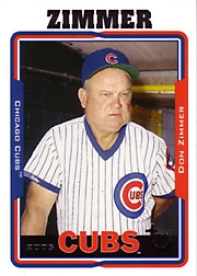 2005 Topps Retired Signature Don Zimmer #19 Front