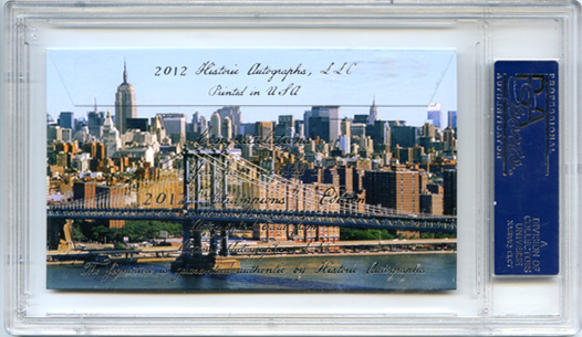 2012 Historic Autographs Champions Edition – 1955 Brooklyn 02/25 #NN Back