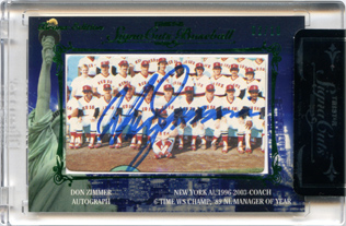 2011 TriStar Signa Cuts Bronx Edition #NN Don Zimmer #3/5 Front