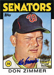2014 Topps Archives Fan Favorites Autographs #FFA-DZ Front