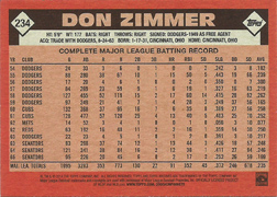 2014 Topps Archives SP #234 Back