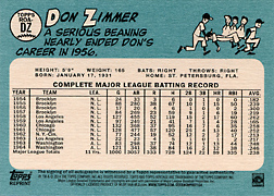 2014 Topps Heritage Real Ones Autograph Red 62/65 #ROA-DZ Back