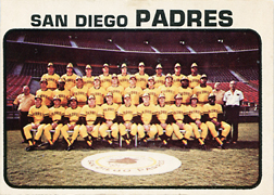 1973 O-Pee-Chee Padres Team Card #316 Front