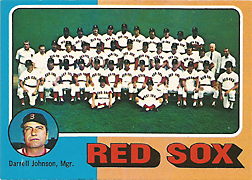 1975 O-Pee-Chee #172 Red Sox Team Card Front